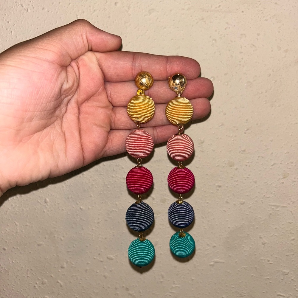 Colorful Multi-Drop Earrings